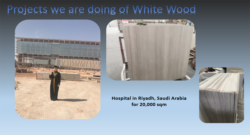 White Wood Marble Project