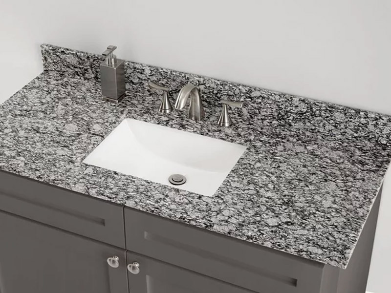 Spray Gray Granite Vanity Sinks