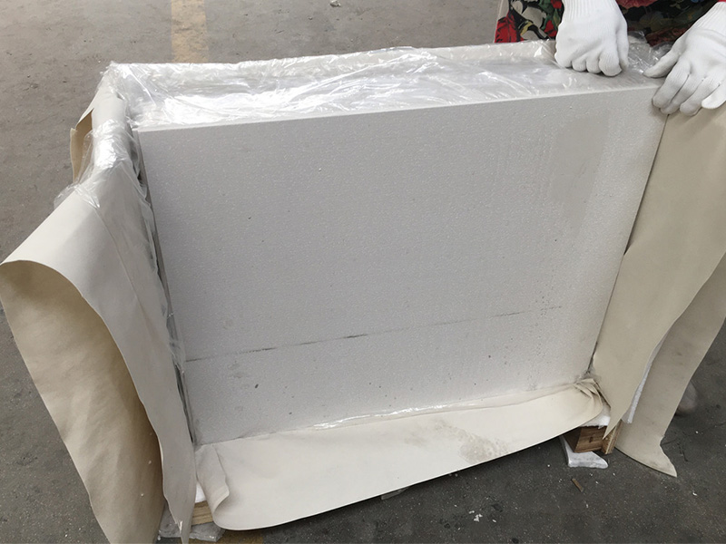 Packing of stone table top