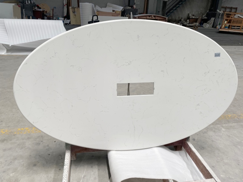 Carrara White Quartz Table tops