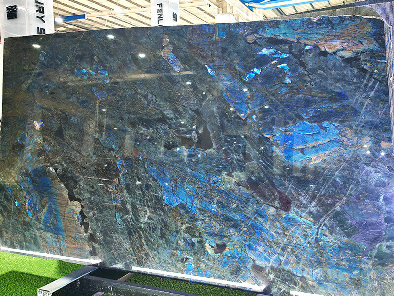 Labradorite Blue Quartzite Slab