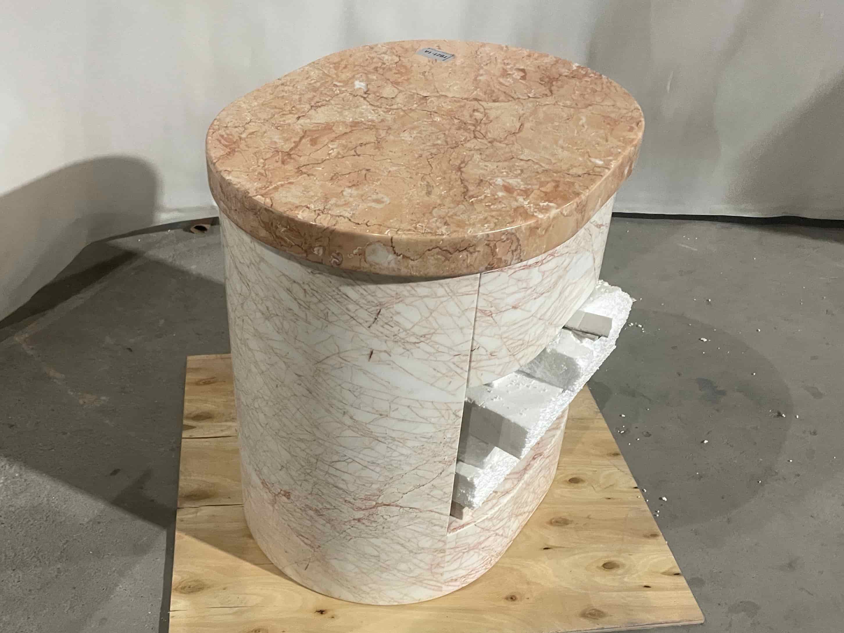 Luxury marble bedside furniture