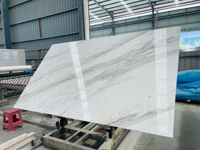 Volakas White marble slabs