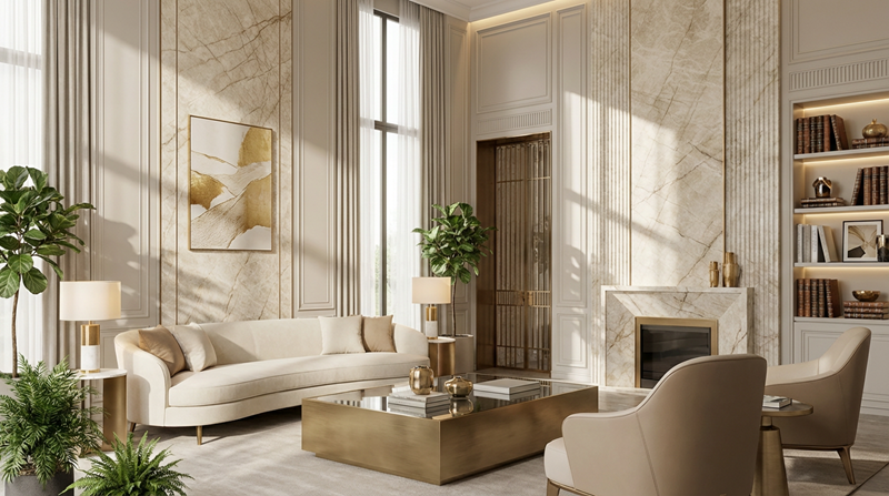 Jinghu Chunxiao Marble Wall Cladding