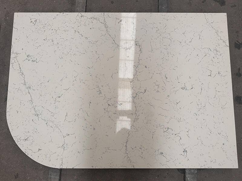 Quartz Countertop With Shark Edge