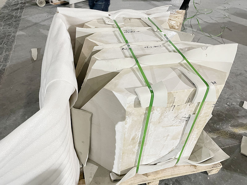 Aran White Marble Columns