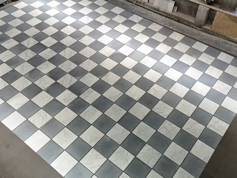 Honed Carrara Marble Mosaic Tiles