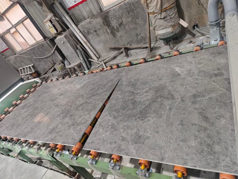 Grey marble top table