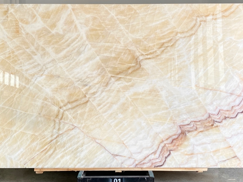 Ice Flower Onyx Slab