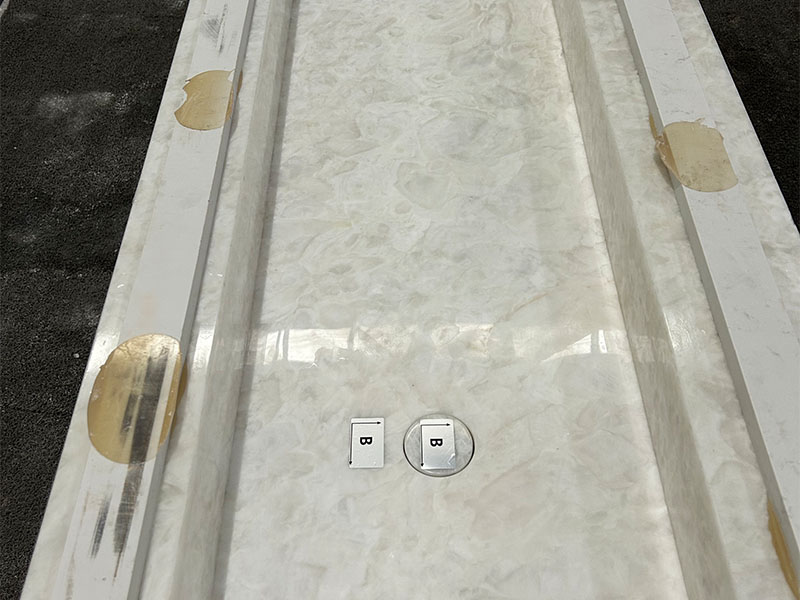  marble countertop cut-out