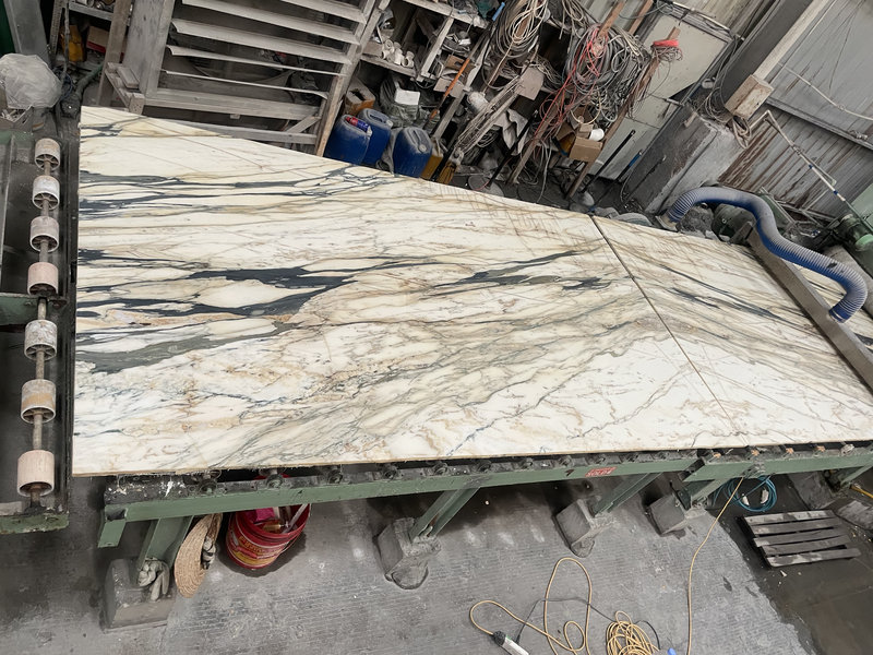 marble large slab layout