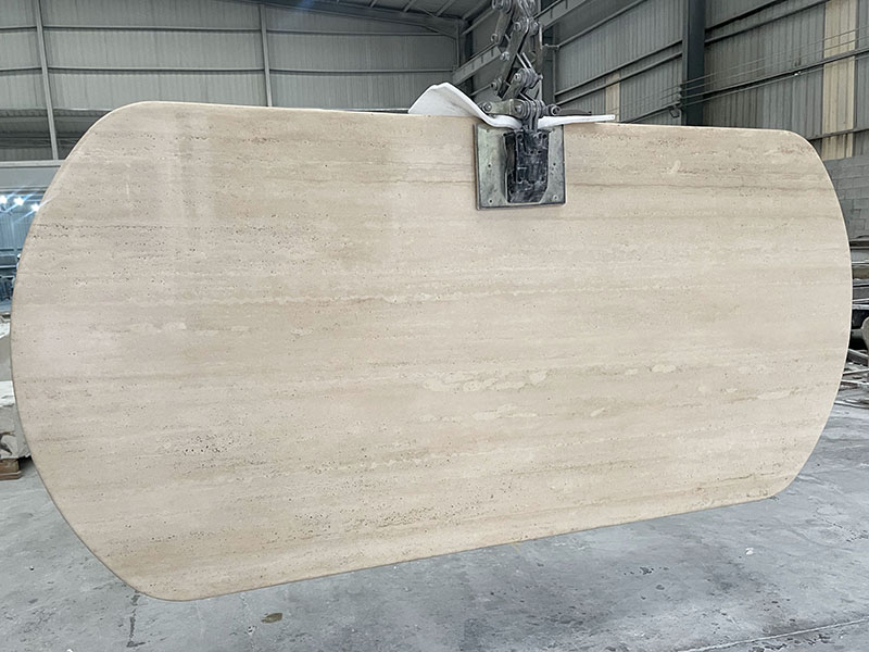 Travertine Dining table top