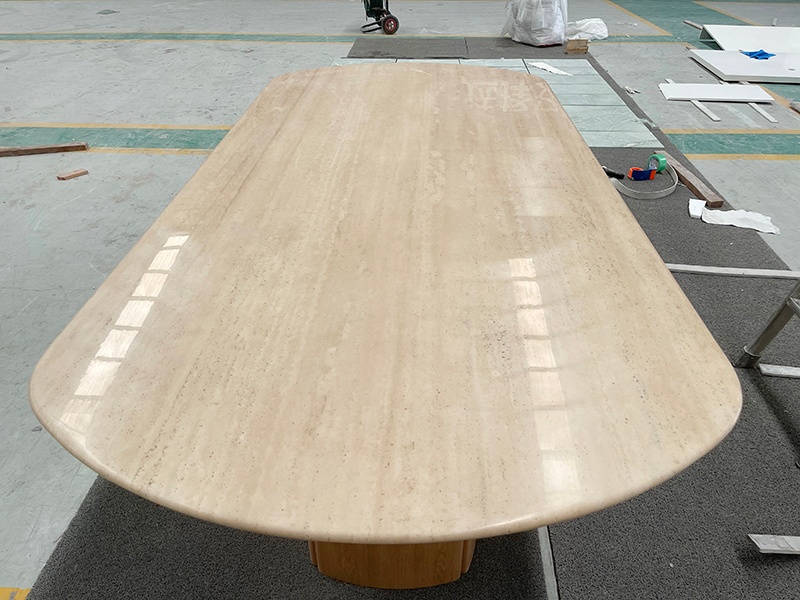 Travertine Dining table top