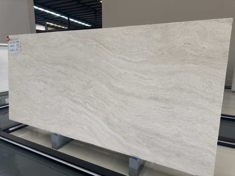 Pure White Travertine  floors