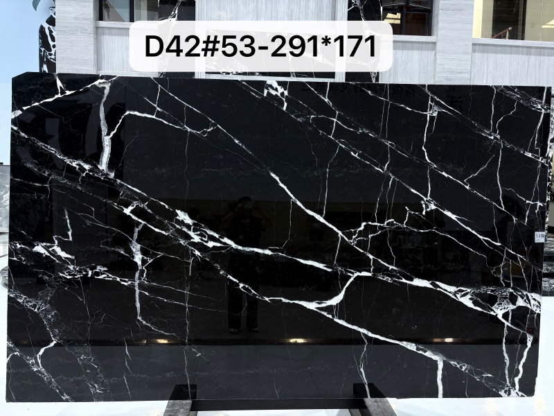 Black marble top table