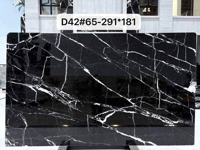 Black marble top table