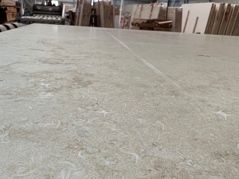 Beige marble top table