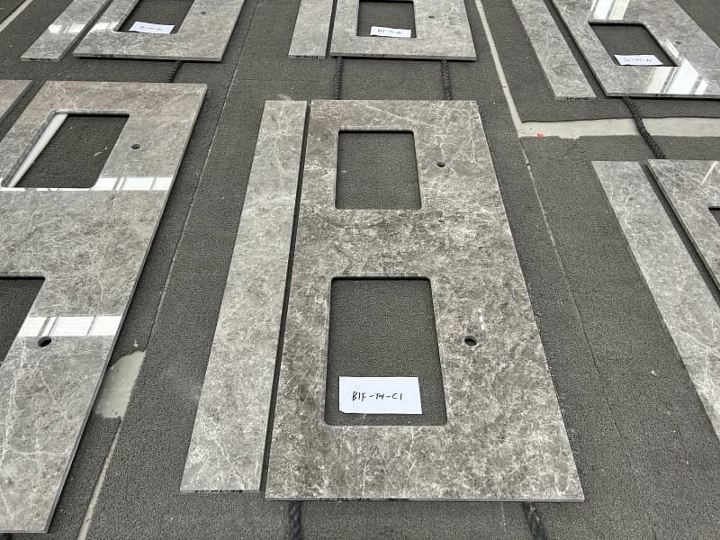 Hermes Grey Marble Vanity