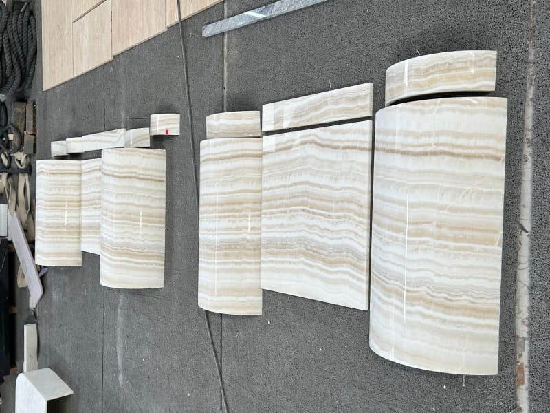 Ivory Onyx Integrated Vanity