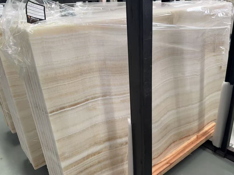 Ivory Onyx Integrated Vanity Material