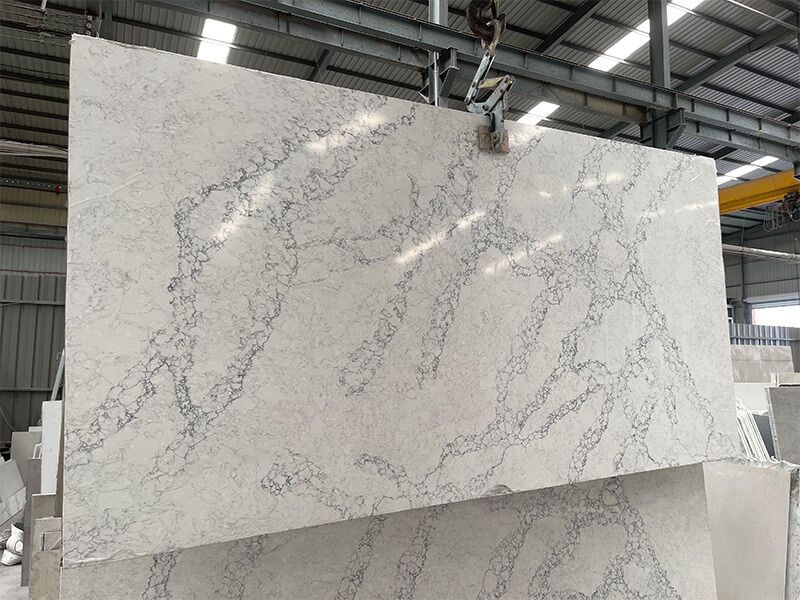 Alternative Whitendale Honed Full Body Quartz Slab
