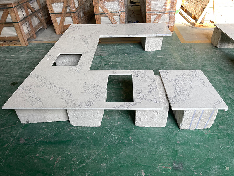 Alternative Whitendale Quartz Kitchen Countertops