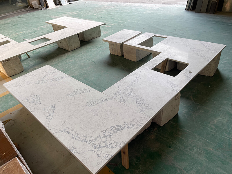 Alternative Whitendale Quartz Kitchen Countertops