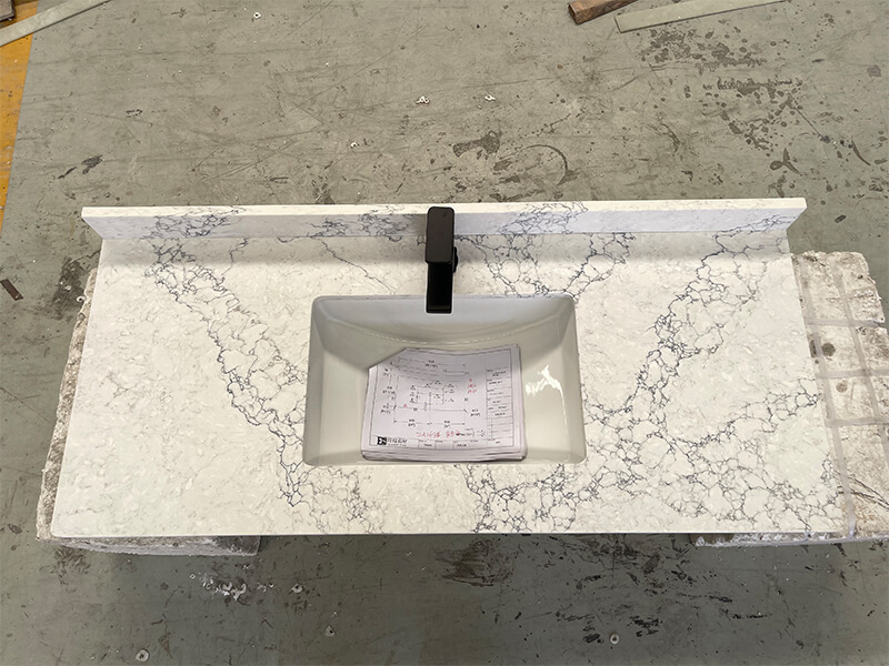Alternative Whitendale Quartz Bathroom Vanity
