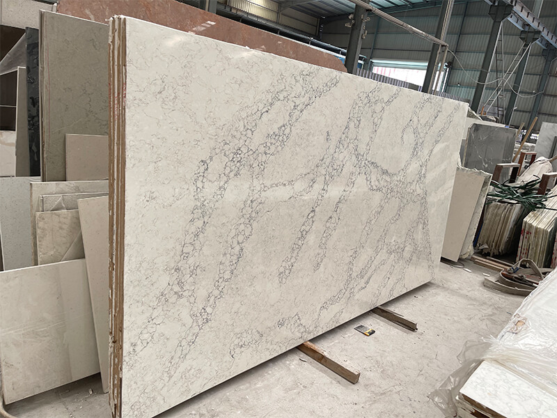 Alternative Whitendale Honed Full Body Quartz Slab