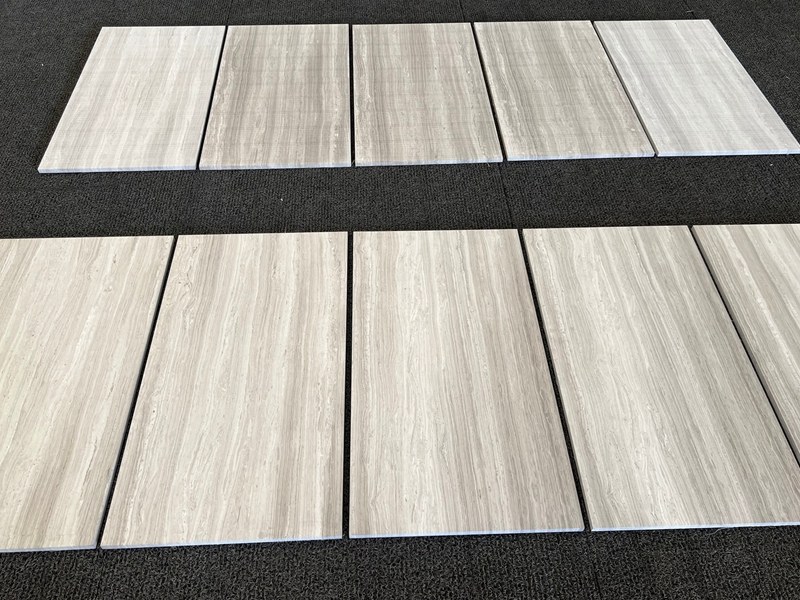 White Wooden Vein Field Tiles