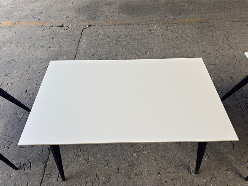 Pure White Velvet Sintered Stone Table Top Pure White Velvet Sintered Stone Table Top