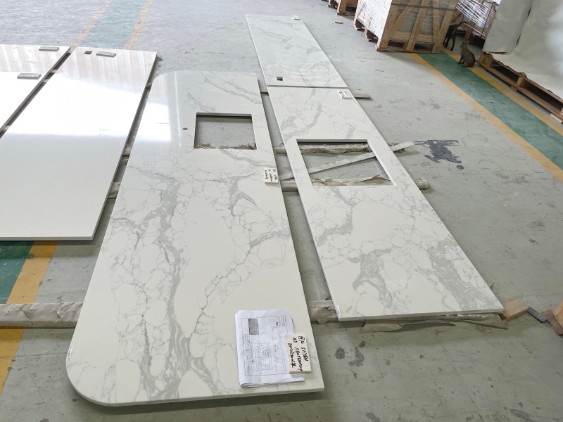 Statuario Verona quartz countertops