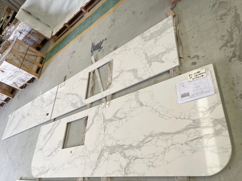 Statuario Verona quartz countertops
