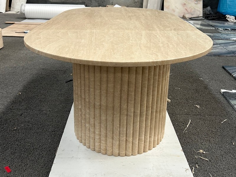 Natural Travertine Stone Table