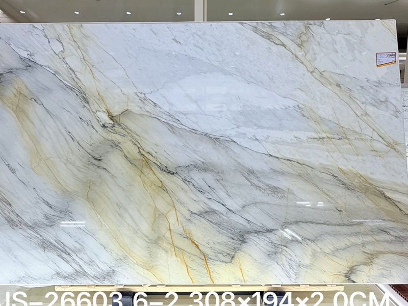 White and Grey Natural Marble