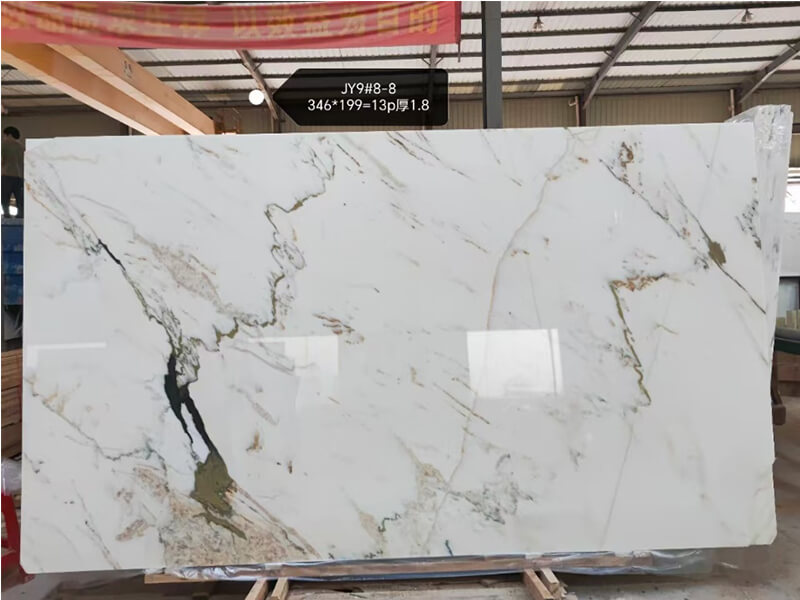 Chinese Calacatta White Marble Slabs