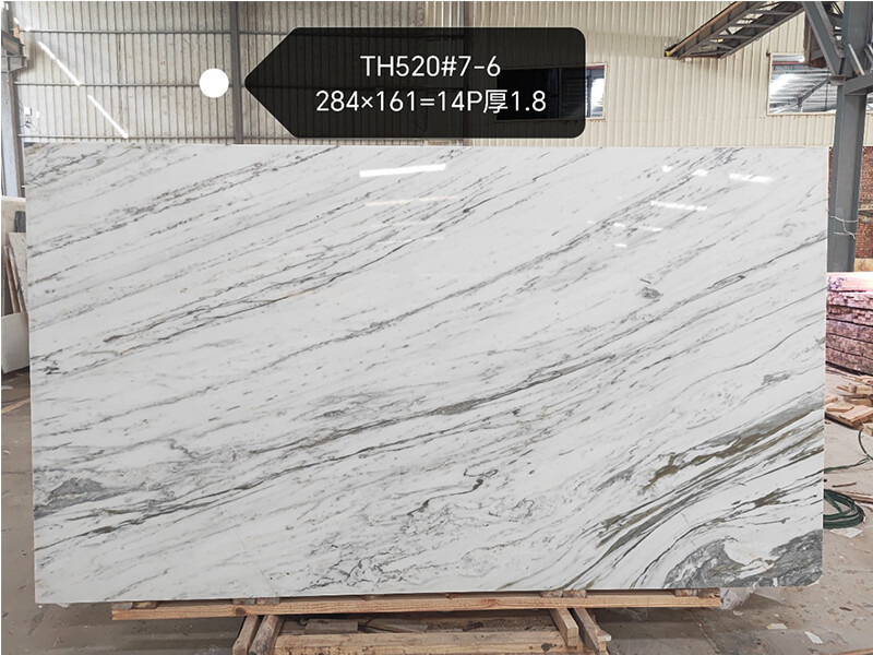 Chinese Calacatta White Marble Slabs
