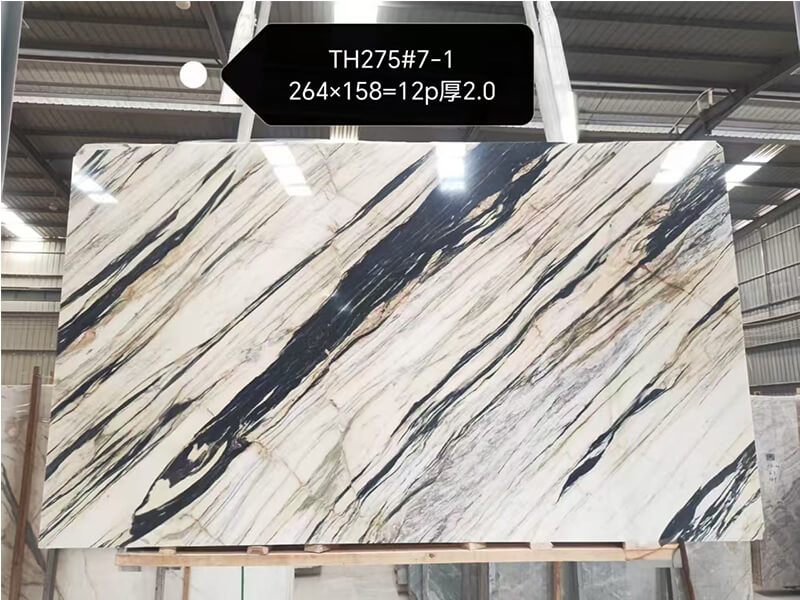 Chinese Calacatta White Marble Slabs