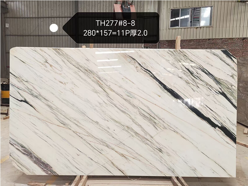 Chinese Calacatta White Marble Slabs