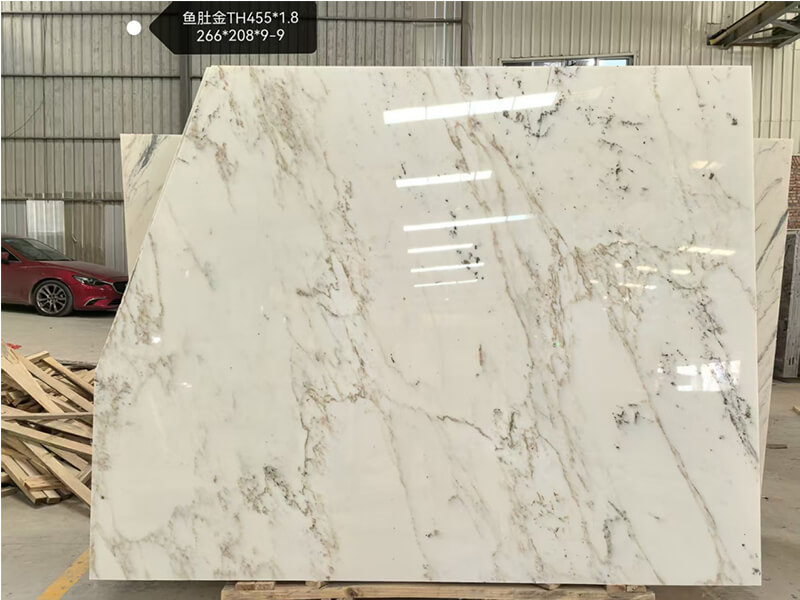 Chinese Calacatta White Marble Slabs
