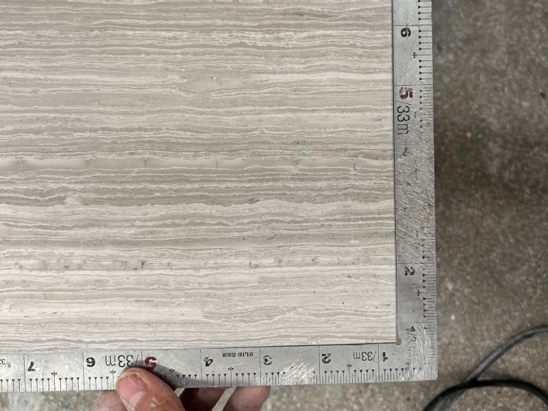 Wooden White Marble Integrated Vanity measurement