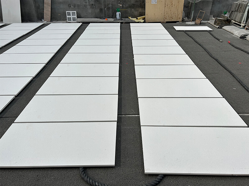 Cream Bello Limestone Sandblasted Tiles