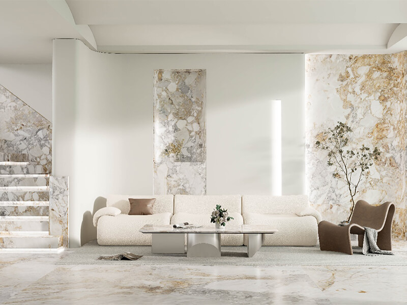 Four Seasons White Marble Slabs