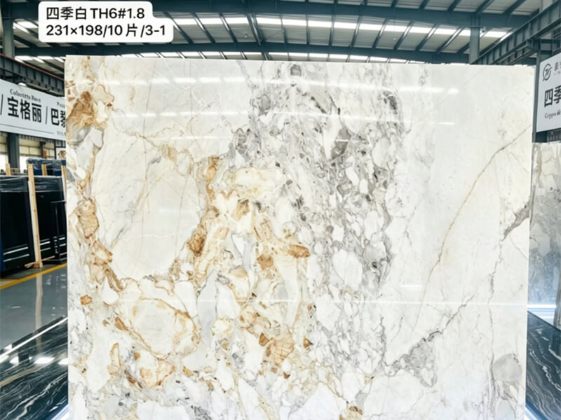 Four Seasons White Marble Slabs
