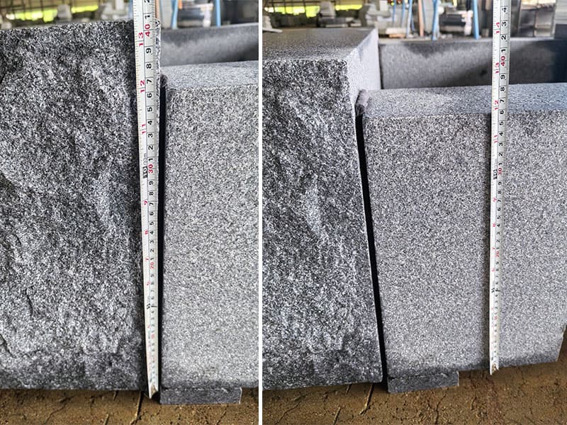 Blue Mist Granite Fire Pit measurements Blue Mist Granite Fire Pit measurements