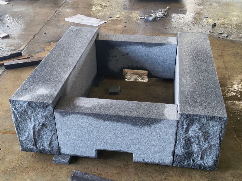 Blue Mist Granite Fire Pit Blue Mist Granite Fire Pit