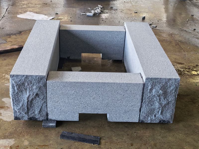 Blue Mist Granite Fire Pit Blue Mist Granite Fire Pit