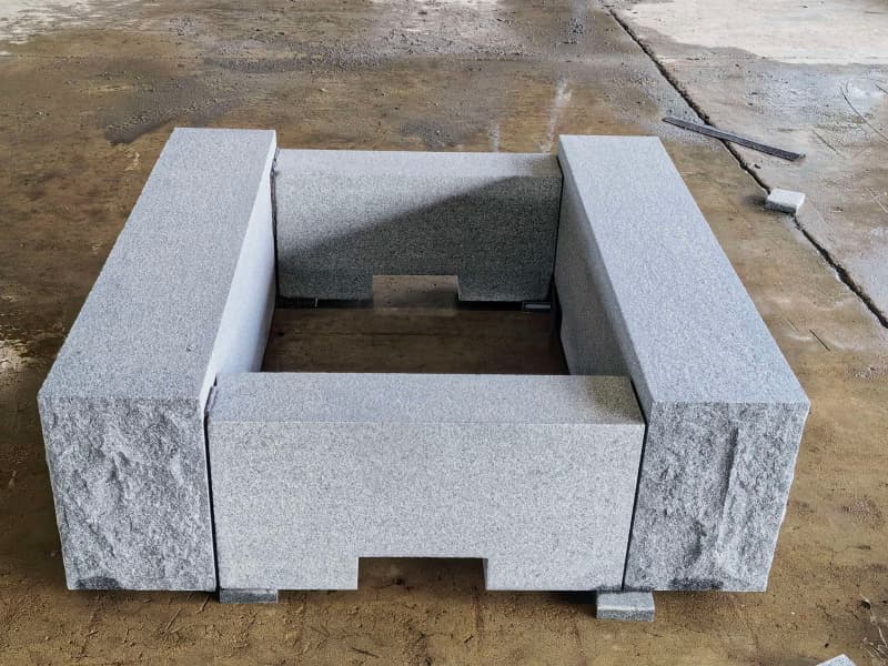 Blue Mist Granite Fire Pit Blue Mist Granite Fire Pit