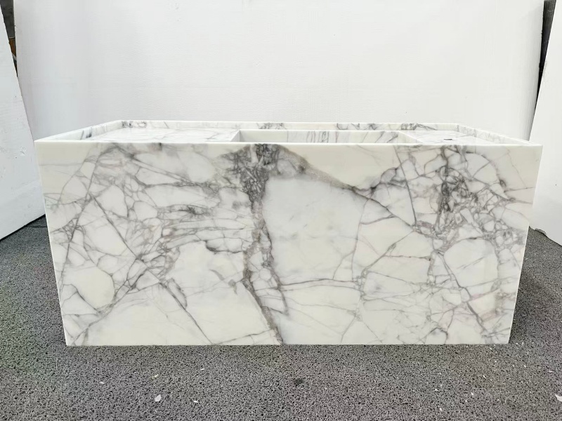 Lilac White Marble Bathroom Vanity