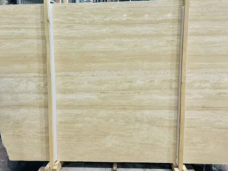 Turkish Beige Travertine Slab